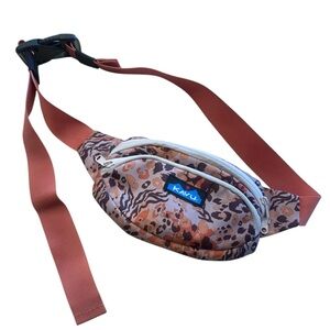 KAVU Canvas Spectator belt bag Fanny pack purple orange